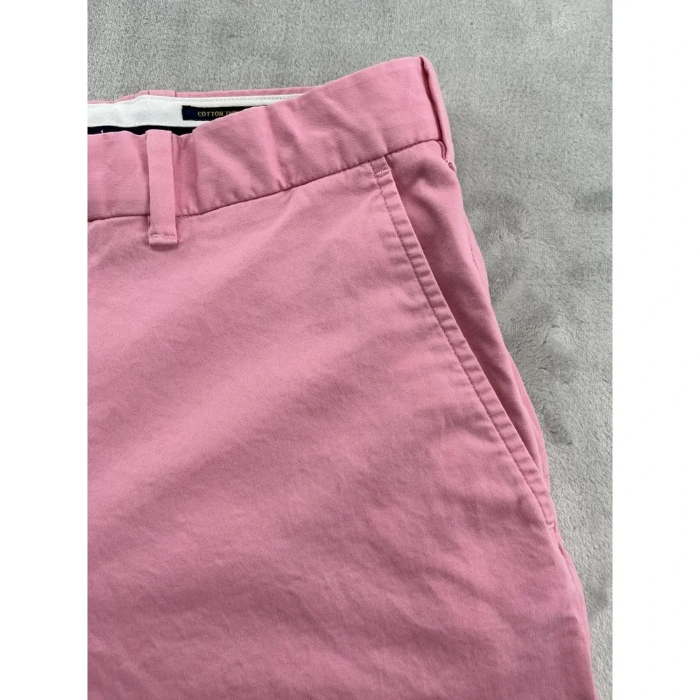 Polo Ralph Lauren Golf Short Men 30 Pink Cotton Twill Stretch 9 '' inseam Preppy
